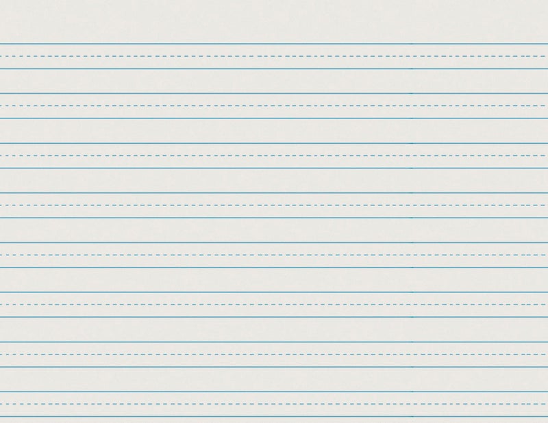 سكول سمارت ورق كتابة سكول سمارت ذو أسطر متقطعة، مسطر طوليًا بمقدار نصف بوصة، مقاس 11 × 8.5 بوصة، عبوة من 500 ورقة، أبيض - Image 1